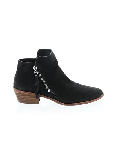 Pre-owned Sam Edelman Ankle Boots In Black