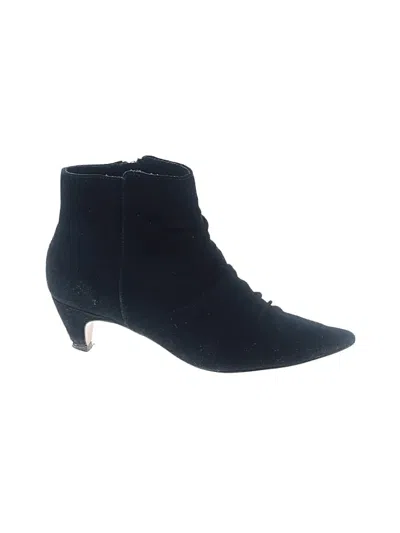 Pre-owned Sam Edelman Ankle Boots In Black
