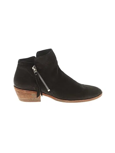 Pre-owned Sam Edelman Ankle Boots In Black