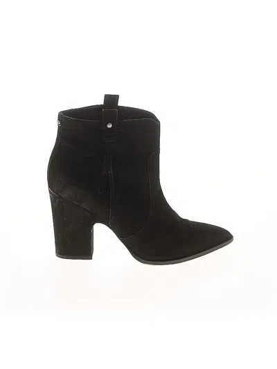 Pre-owned Sam Edelman Ankle Boots In Black