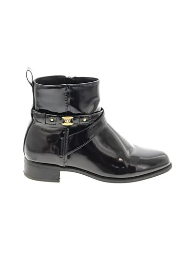 Pre-owned Sam Edelman Kids' Ankle Boots In Black