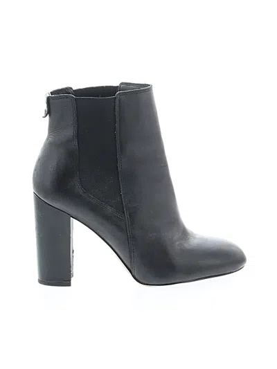 Pre-owned Sam Edelman Ankle Boots In Black