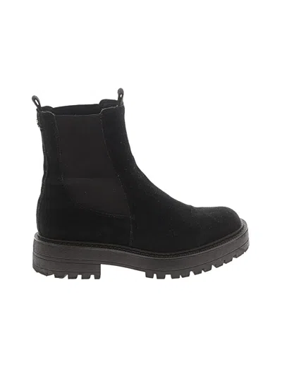 Pre-owned Sam Edelman Ankle Boots In Black