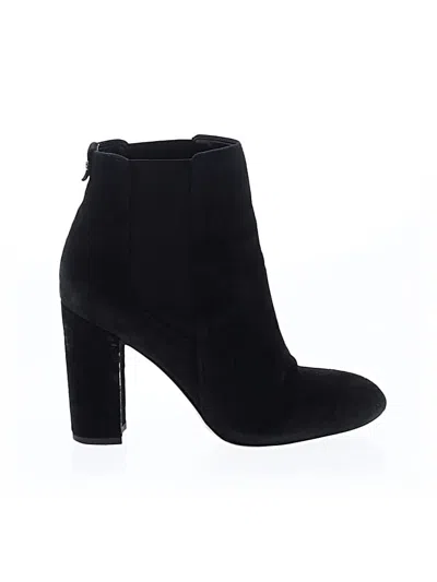 Pre-owned Sam Edelman Ankle Boots In Black