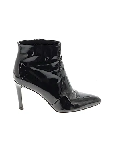 Pre-owned Sam Edelman Ankle Boots In Black