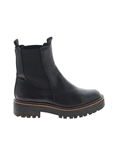 Pre-owned Sam Edelman Ankle Boots In Black
