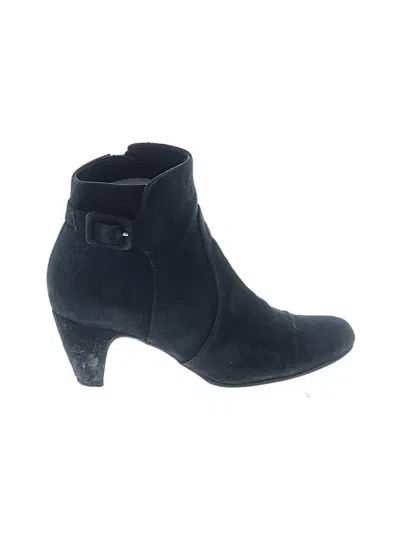 Pre-owned Sam Edelman Ankle Boots In Black
