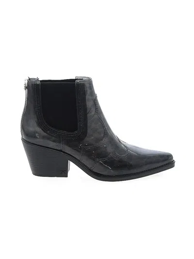 Pre-owned Sam Edelman Ankle Boots In Black