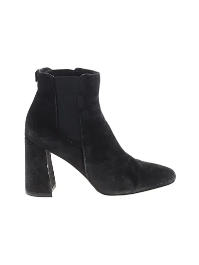 Pre-owned Sam Edelman Ankle Boots In Black