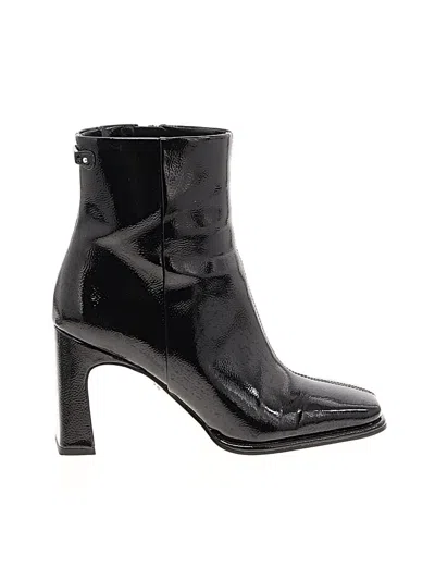 Pre-owned Sam Edelman Ankle Boots In Black