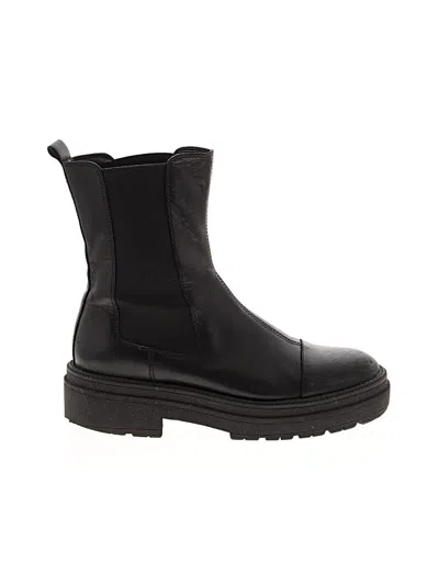 Pre-owned Sam Edelman Ankle Boots In Black