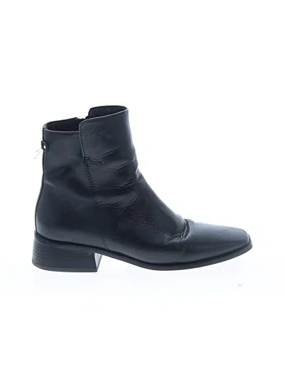 Pre-owned Sam Edelman Ankle Boots In Black