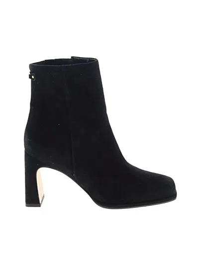 Pre-owned Sam Edelman Ankle Boots In Black