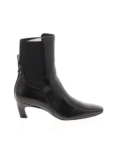 Pre-owned Sam Edelman Ankle Boots In Black