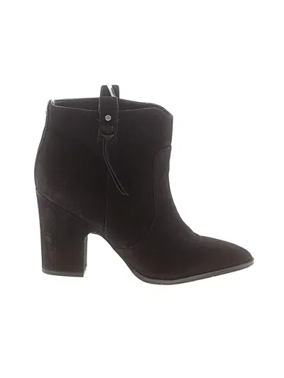 Pre-owned Sam Edelman Ankle Boots In Black