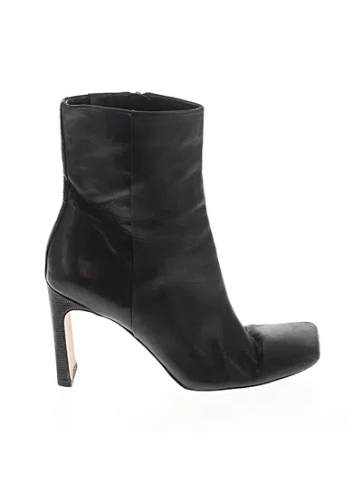 Pre-owned Sam Edelman Ankle Boots In Black