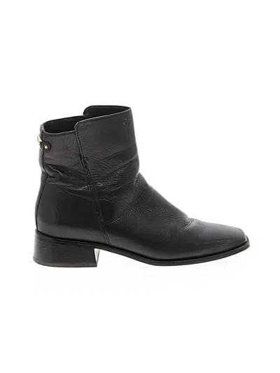Pre-owned Sam Edelman Ankle Boots In Black