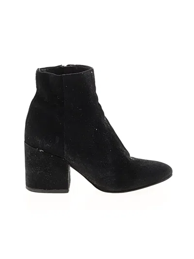 Pre-owned Sam Edelman Ankle Boots In Black