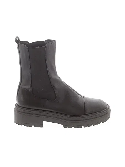 Pre-owned Sam Edelman Ankle Boots In Black