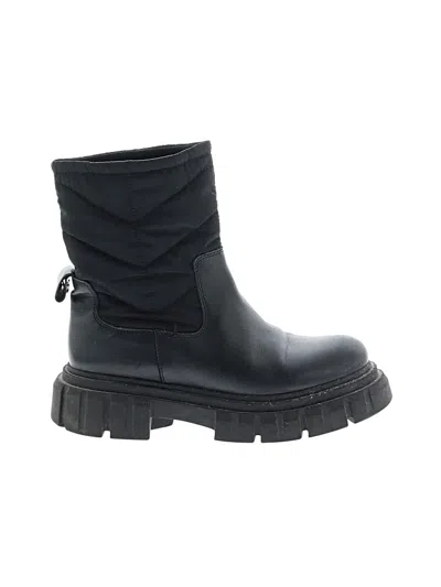 Pre-owned Sam Edelman Ankle Boots In Black