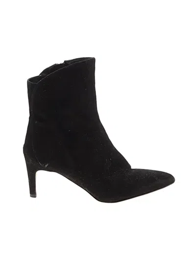 Pre-owned Sam Edelman Ankle Boots In Black