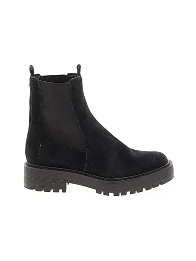 Pre-owned Sam Edelman Ankle Boots In Black