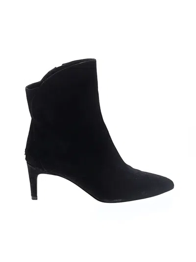 Pre-owned Sam Edelman Ankle Boots In Black