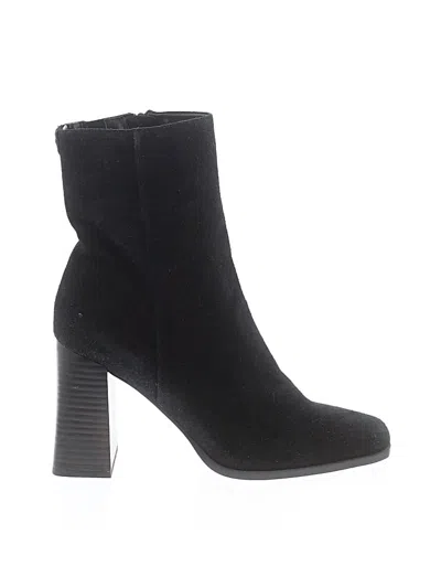 Pre-owned Sam Edelman Ankle Boots In Black