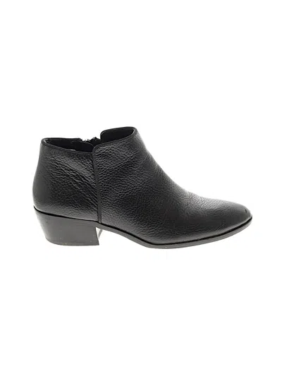 Pre-owned Sam Edelman Ankle Boots In Black