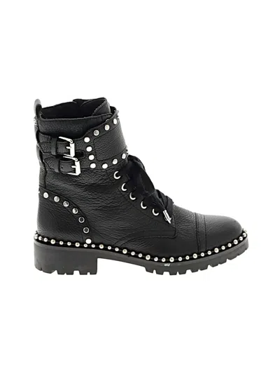 Pre-owned Sam Edelman Ankle Boots In Black