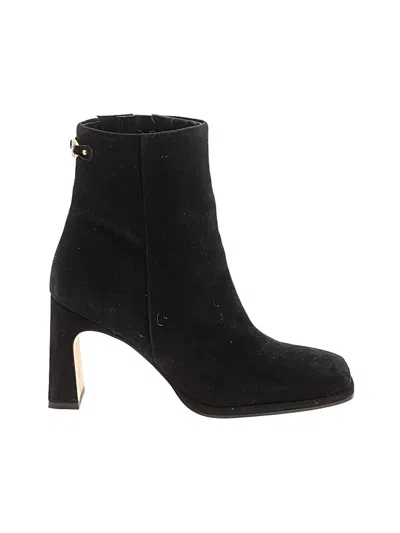 Pre-owned Sam Edelman Ankle Boots In Black