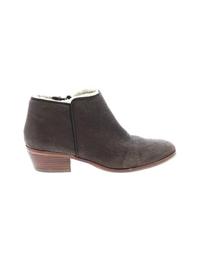 Pre-owned Sam Edelman Ankle Boots In Brown
