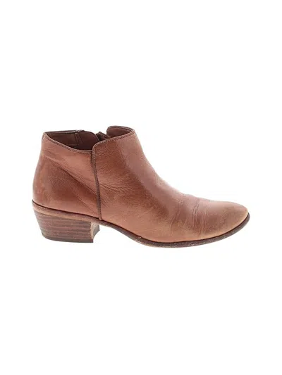 Pre-owned Sam Edelman Ankle Boots In Brown