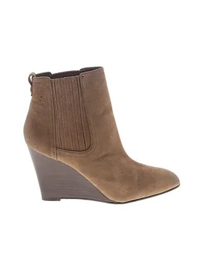 Pre-owned Sam Edelman Ankle Boots In Brown
