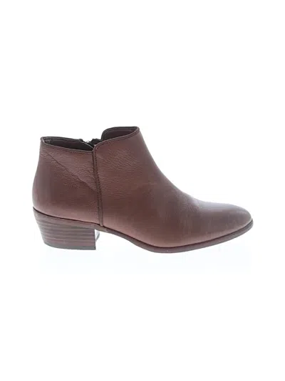 Pre-owned Sam Edelman Ankle Boots In Brown