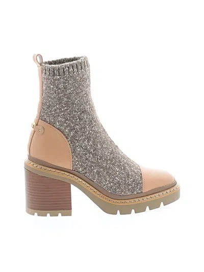 Pre-owned Sam Edelman Ankle Boots In Brown