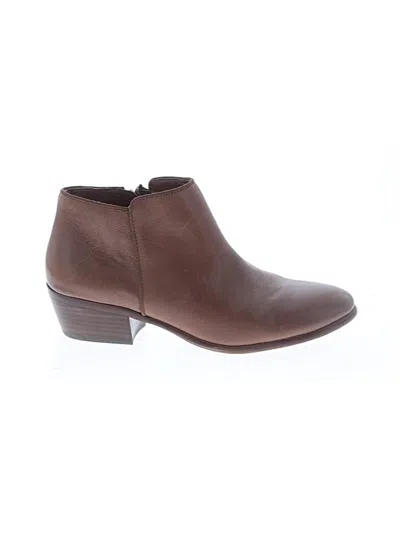 Pre-owned Sam Edelman Ankle Boots In Brown