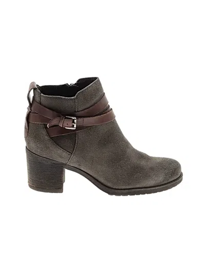 Pre-owned Sam Edelman Ankle Boots In Brown