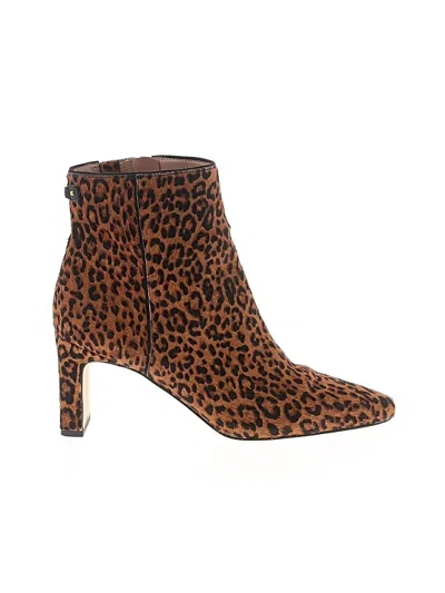 Pre-owned Sam Edelman Ankle Boots In Brown