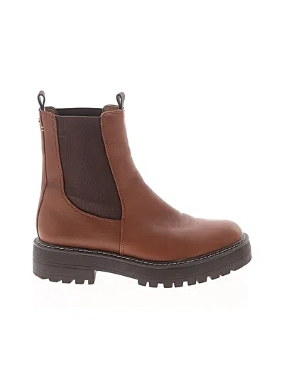 Pre-owned Sam Edelman Ankle Boots In Brown