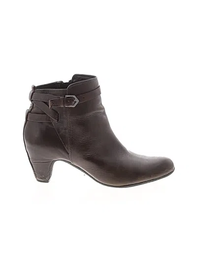 Pre-owned Sam Edelman Ankle Boots In Brown