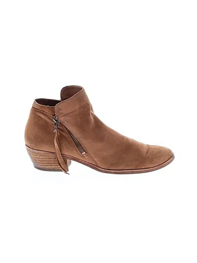 Pre-owned Sam Edelman Ankle Boots In Brown