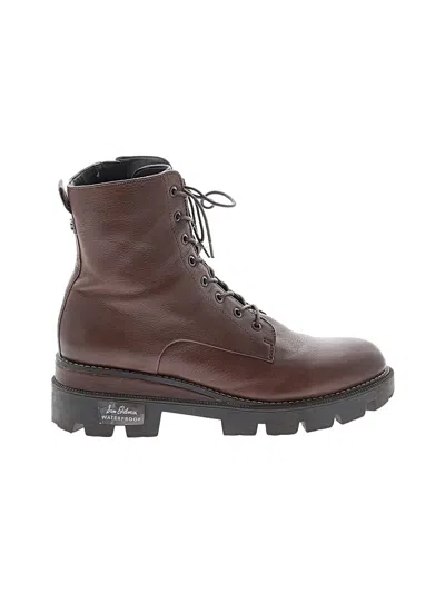 Pre-owned Sam Edelman Ankle Boots In Brown