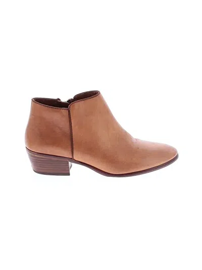 Pre-owned Sam Edelman Ankle Boots In Brown