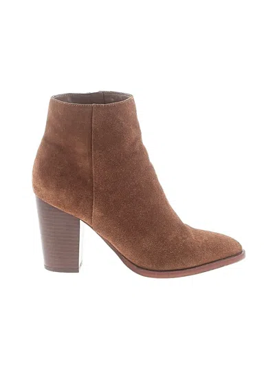 Pre-owned Sam Edelman Ankle Boots In Brown
