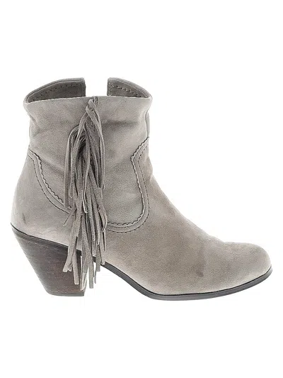 Pre-owned Sam Edelman Ankle Boots In Gray