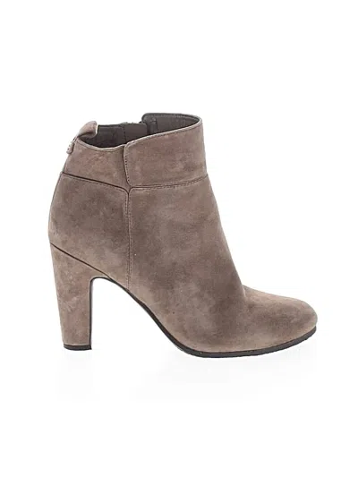 Pre-owned Sam Edelman Ankle Boots In Gray