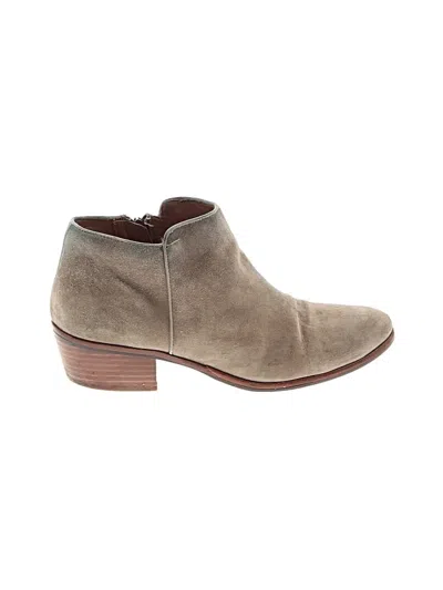 Pre-owned Sam Edelman Ankle Boots In Gray
