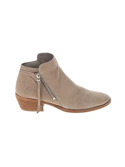 Pre-owned Sam Edelman Ankle Boots In Gray