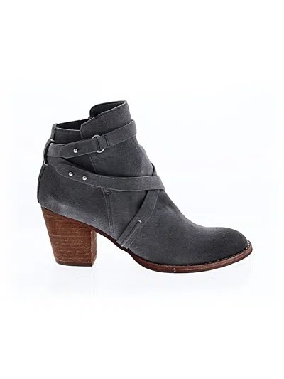 Pre-owned Sam Edelman Ankle Boots In Gray